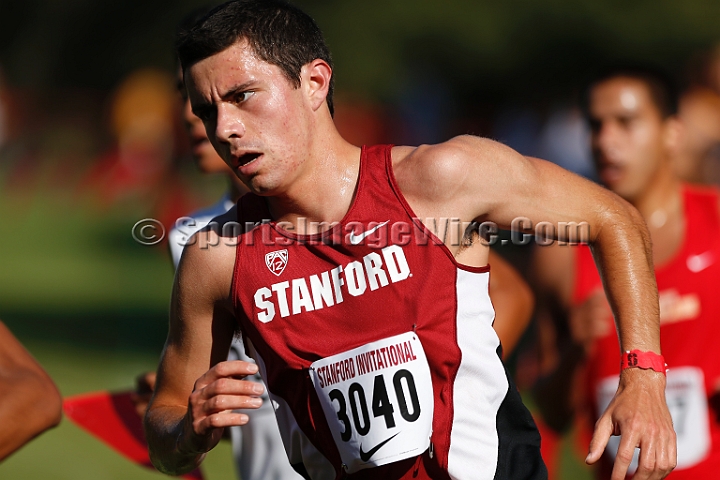 2014StanfordCollMen-86.JPG - College race at the 2014 Stanford Cross Country Invitational, September 27, Stanford Golf Course, Stanford, California.